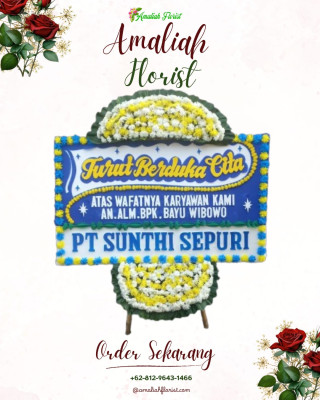 Papan Bunga Duka di Tobimeita